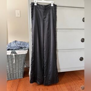 Dee Elly Silk Black Trousers